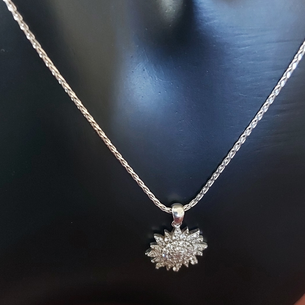 Sterling silver vintage necklace